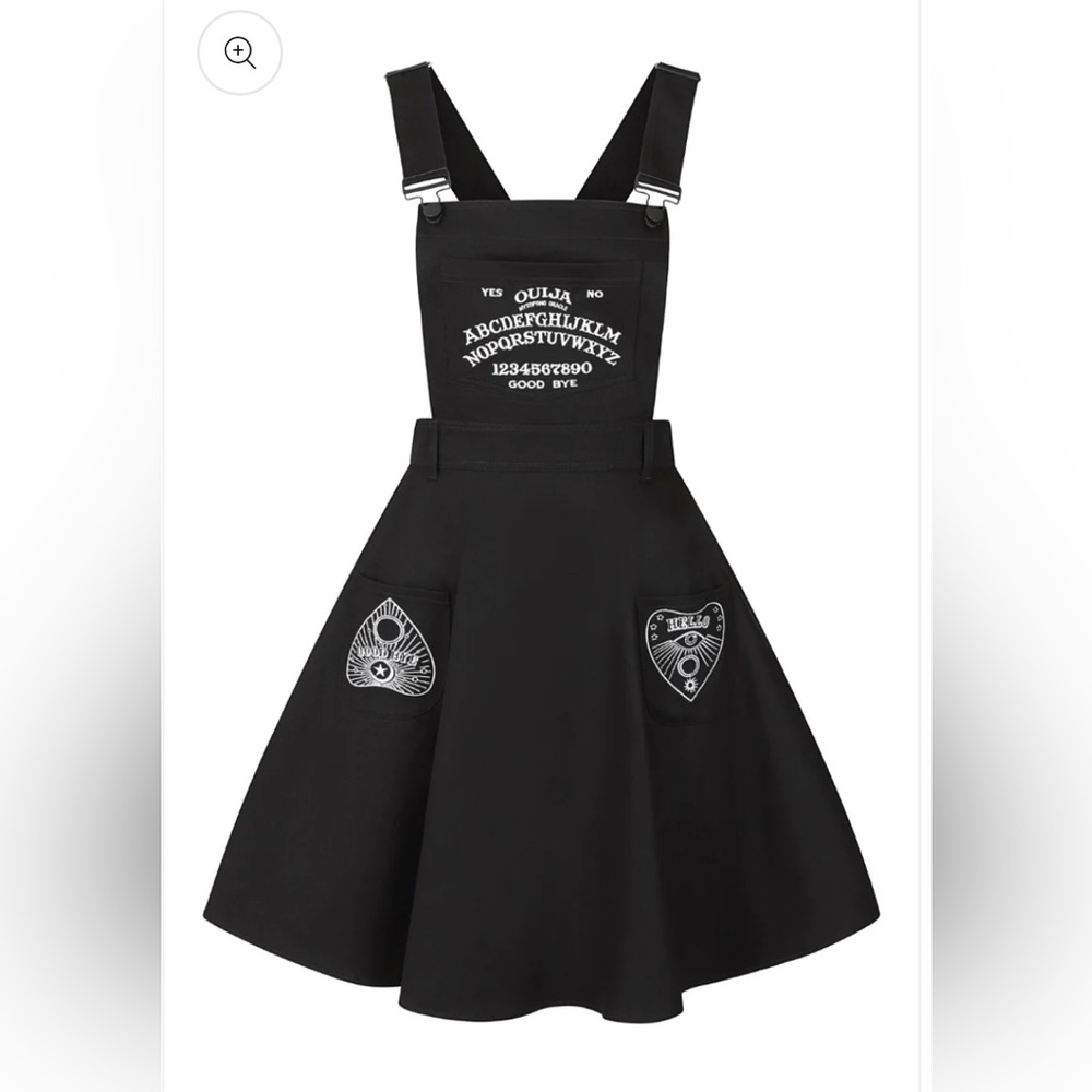 Hell Bunny Ouiji - Samara Pinafore Dress